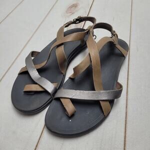 Olukai Upena strappy leather sandals boho minimalist neutral